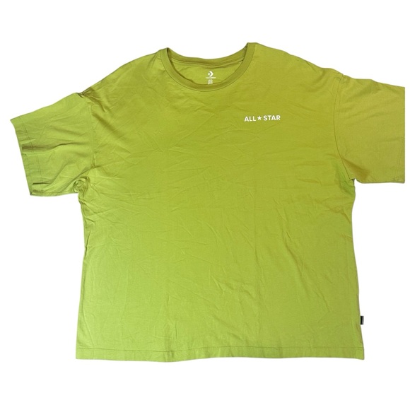 Converse Other - Converse All Star lime green graphic tee size XXL